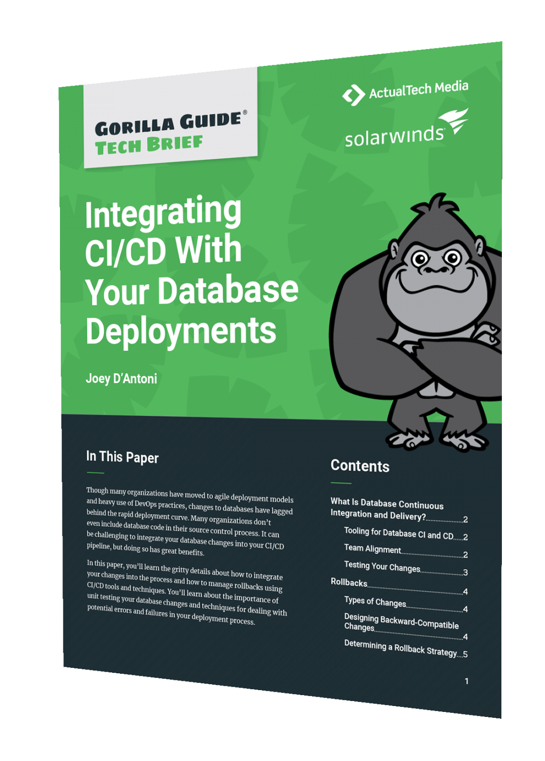 Gorilla Guide Tech Brief Integrating CI CD With Your Database