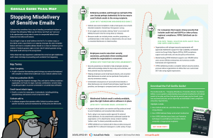 The Gorilla Guide To…® Stopping the Misdelivery of Sensitive Emails, Foundation Edition, Trail Map