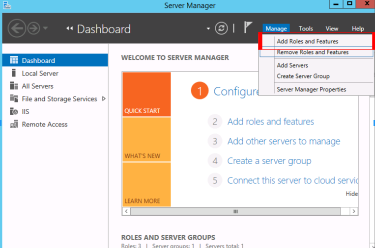 SNMP should be installed and configured first on a windows server on the Roles and Features